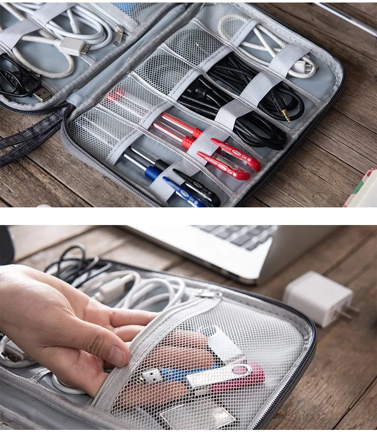 Wholesale Electronic Accessories Storage Bag for Portable Charger Cables Earphone 8 Electronic Accessories