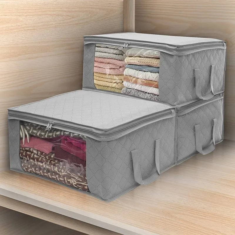 Closet Hanging Storage for Pocket,Bathroom Dormitory Organizer Bag,Linen Cotton Organizer Box Containers for Bedroom 5 closet hanging storage for pocket