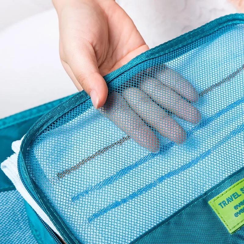 Home Storage Travel organiser set of 7 With Zipper 10 home storage travel organiser set