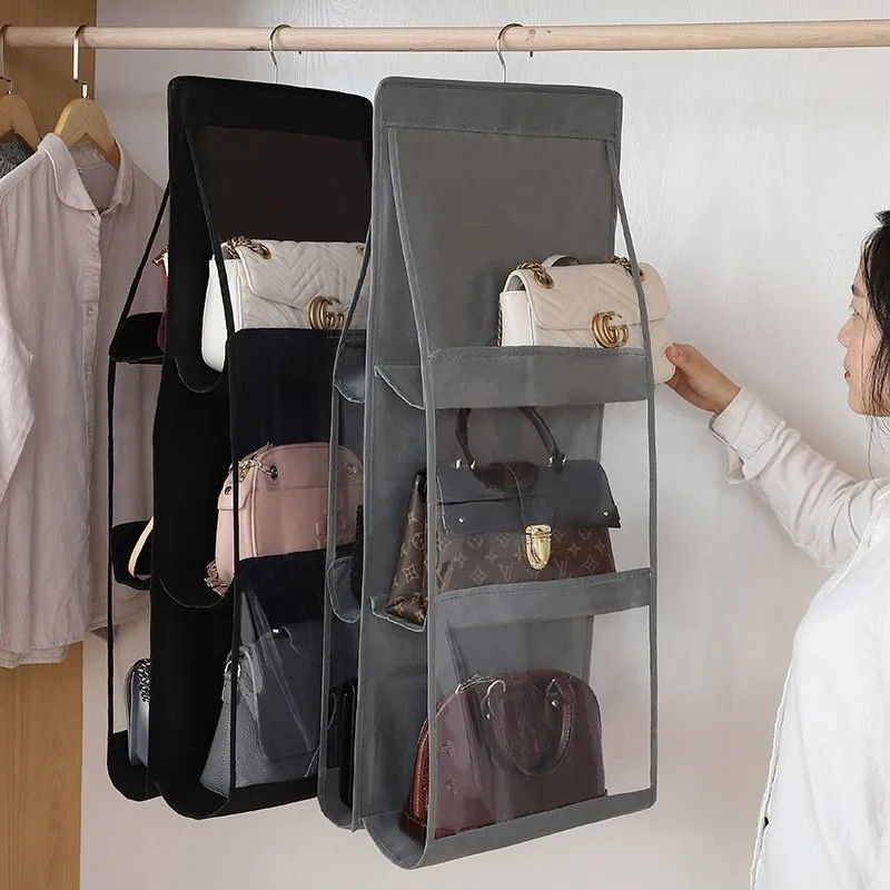 hot selling hanging handbag organizer bags 5