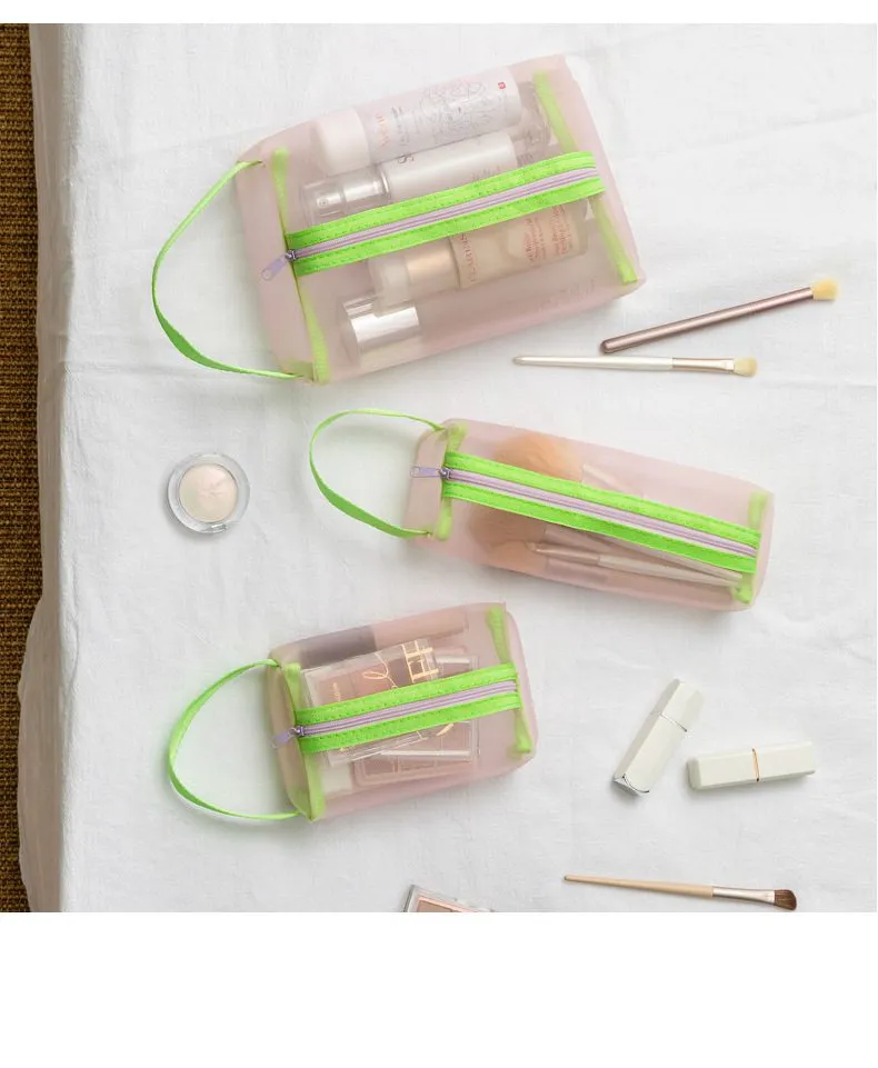 Hot Selling Zipper Nylon Mesh Cosmetic Bags 8 Hot Selling