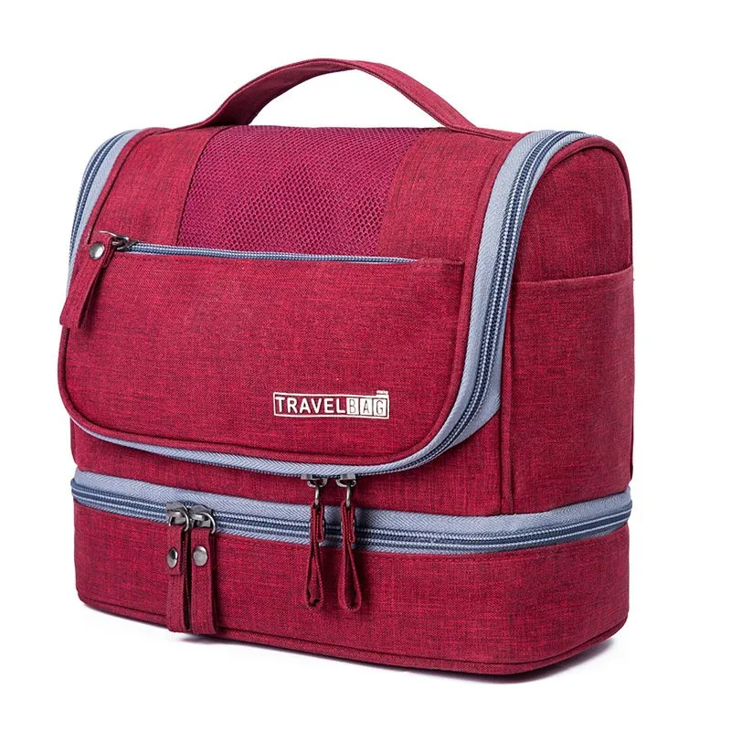 Multifunctional Portable Toiletry Bag With Many Pockets 10 multifunctional portable toiletry bag with many pockets 9