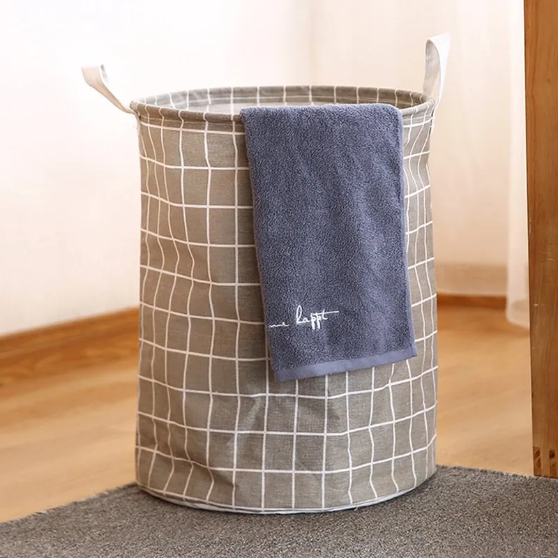 Personalized Round Collapsible Laundry Basket 8 Personalized