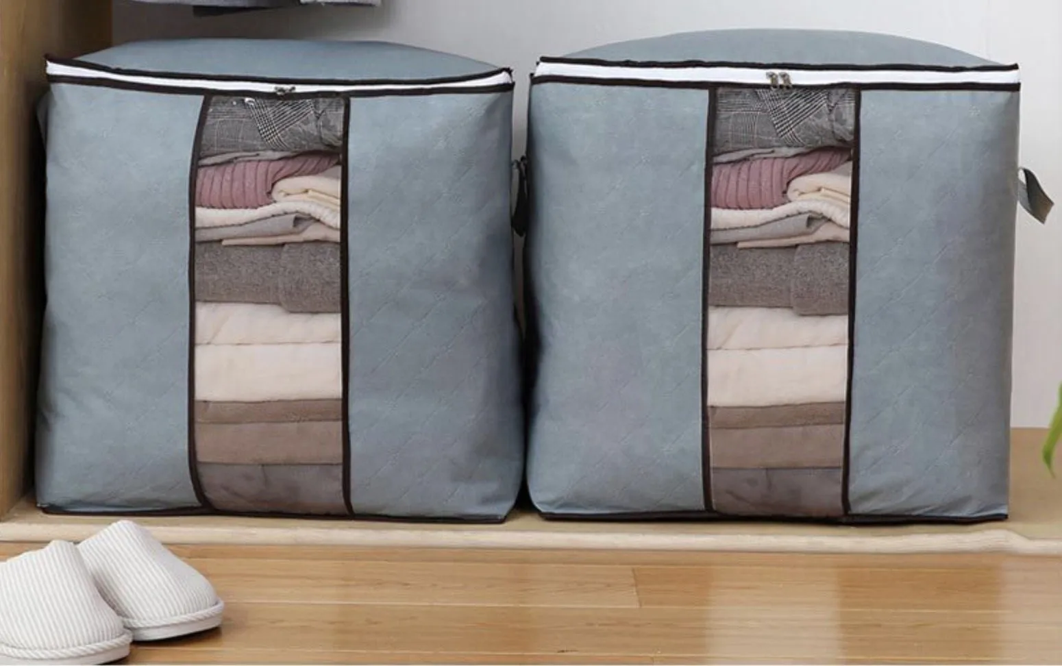 New Upgrade Home SZippered Storage Bag for Closet 7 Home Storage