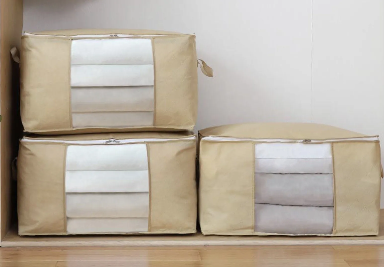 New Upgrade Home SZippered Storage Bag for Closet 6 Home Storage