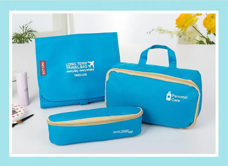 Washing Bag Multifunction Portable Pouch Travel Hanging Organizer Bag 8 Travel Hanging Organizer Bag