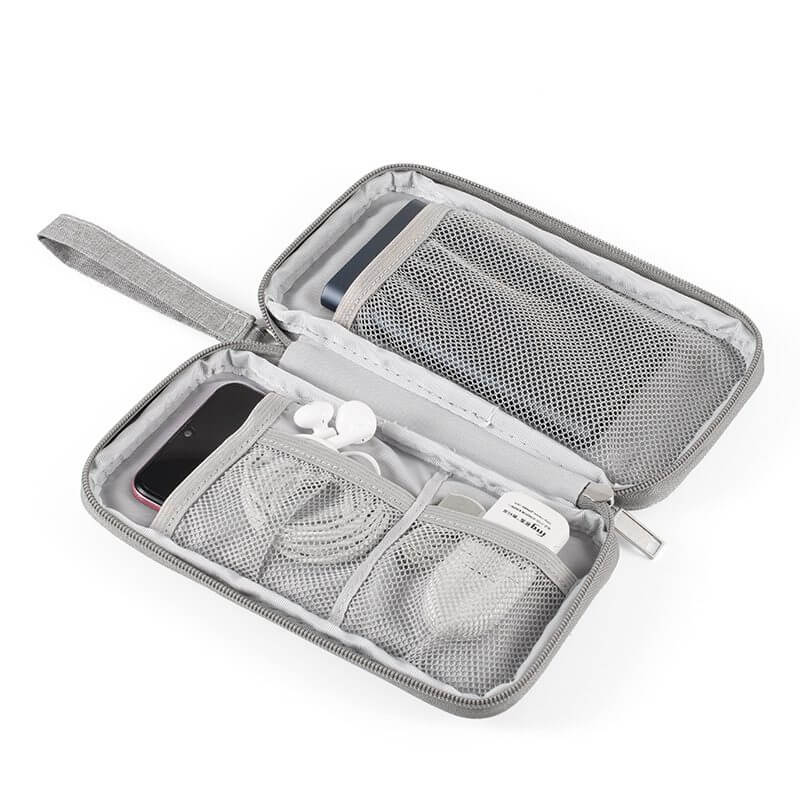 Bolsa organizadora de cabos eletrônicos portátil 21