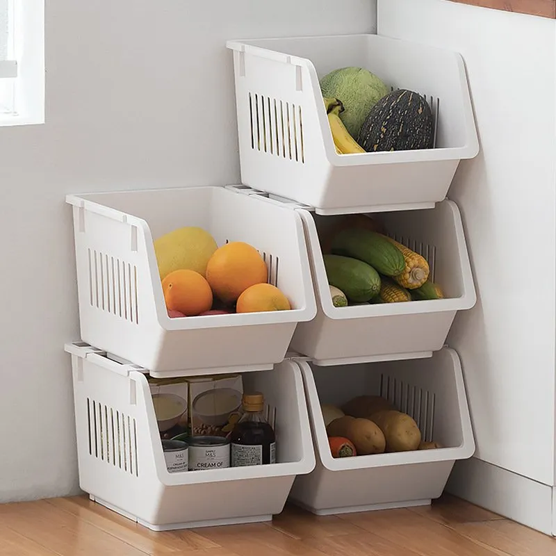 Hot Sales Floor Standing Stackable Storage Basket 9 Kitchen storage