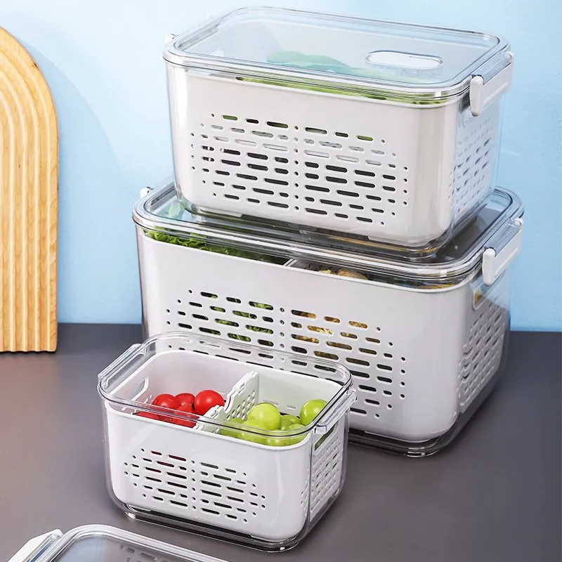 Wholesale Home Storage Drainer Basket for Kitchen with Lid 9 Home Storage