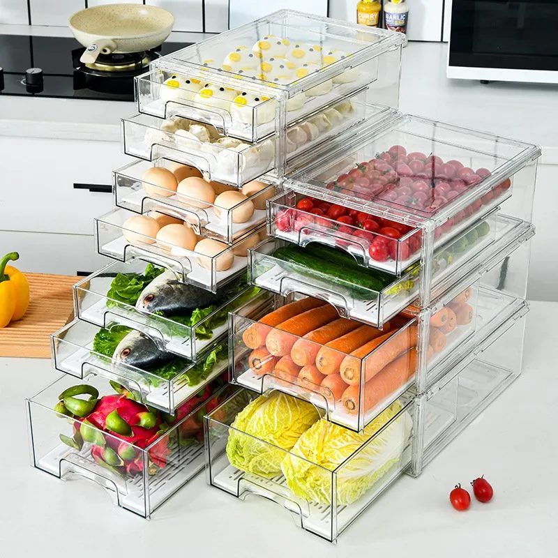 Wholesale Large Capacity Double Drawer Organizer 7 Home Storage