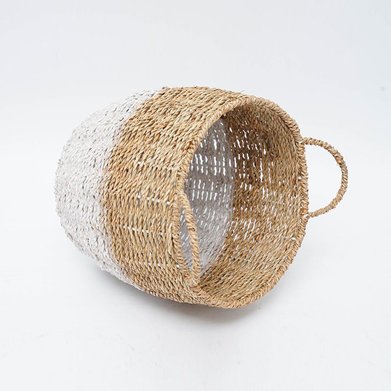 Cesta de tecido de grama marinha