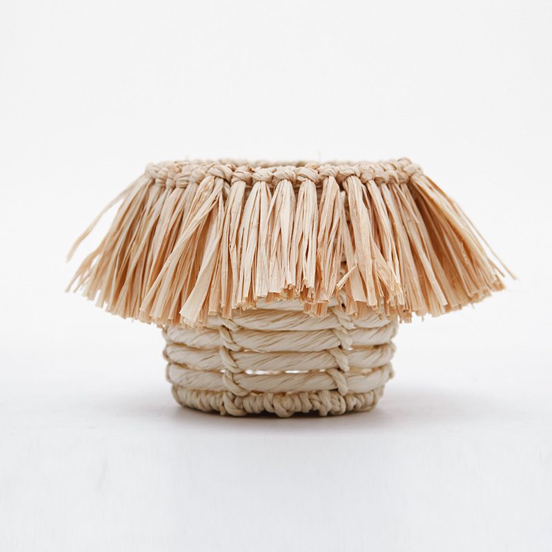 Cesta de vime trançado da China