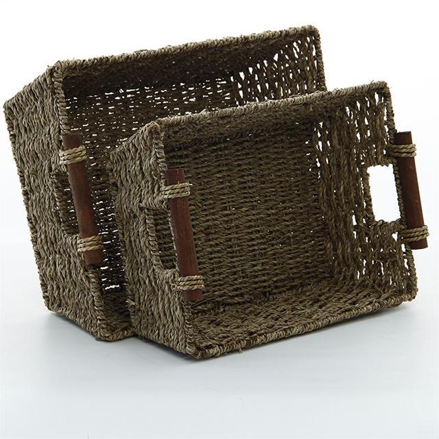 Cesta de tecido retangular profissional