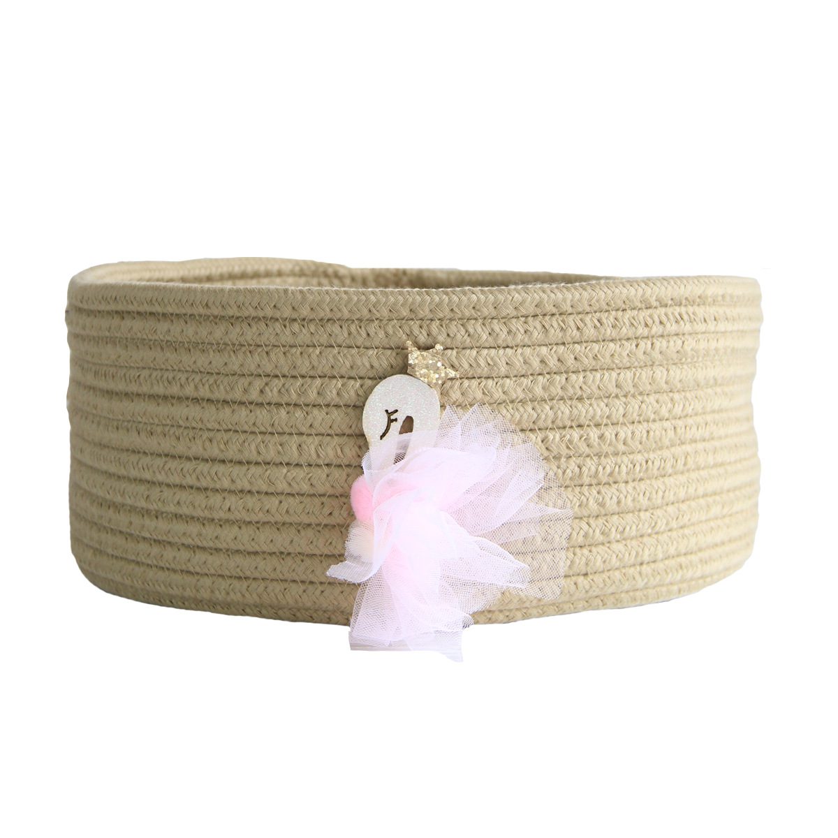 Cesta Stoage tejida con cuerda