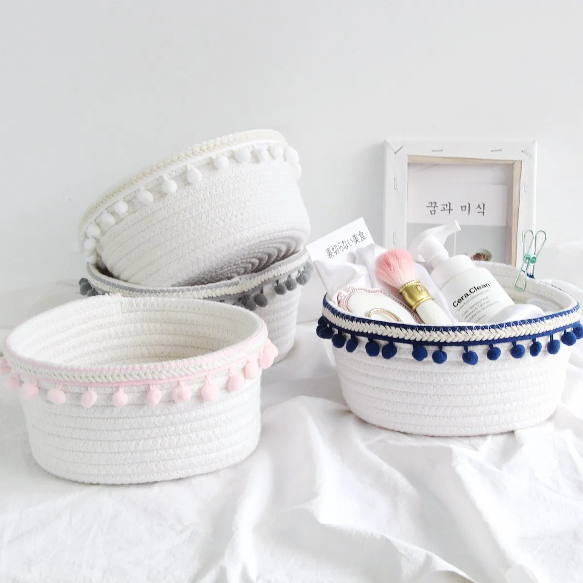 Cotton Rope Storage Baskets