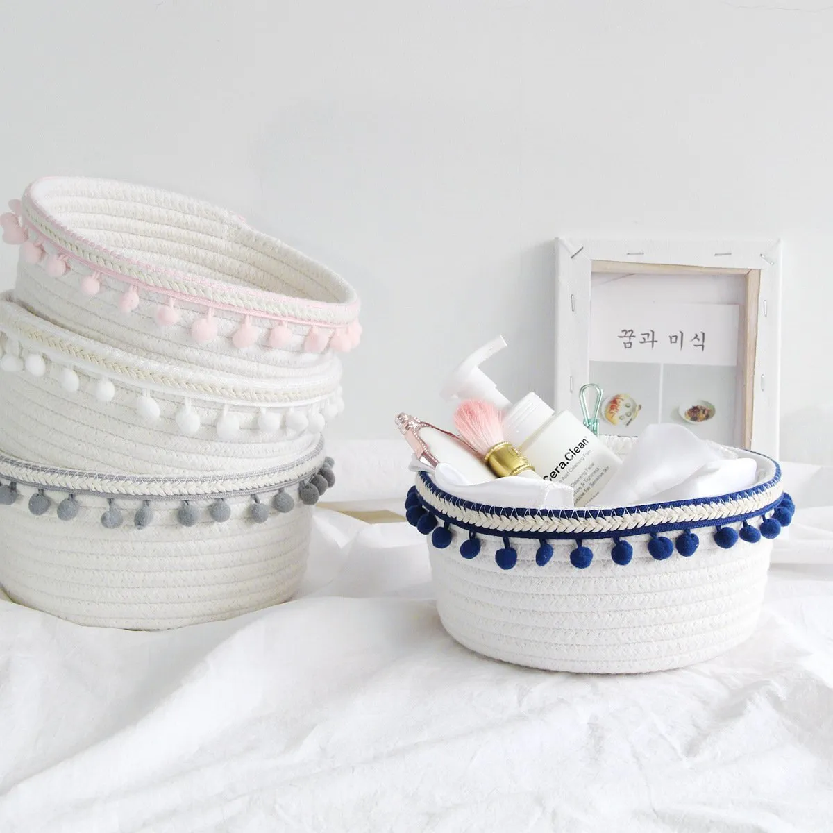 Cotton Rope Storage Baskets