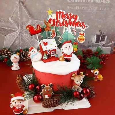 Christmas Decorations Wholesale Supplier 60 Cake Topper