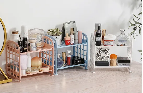 Wholesale Double Shelf Organizers and Storage 2 Tier Cabinet Organizer 7 wholesale