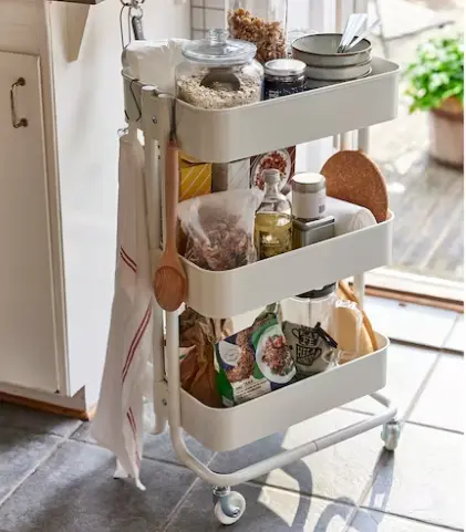 Carros de cocina y estanterías