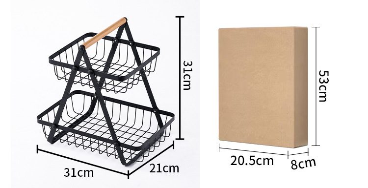 Multifunctional Fruit and Vegetable Snacks Storage Shelf