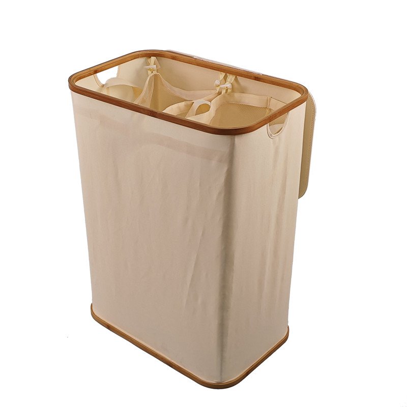 Bambusowy organizer na ubrania z pokrywką