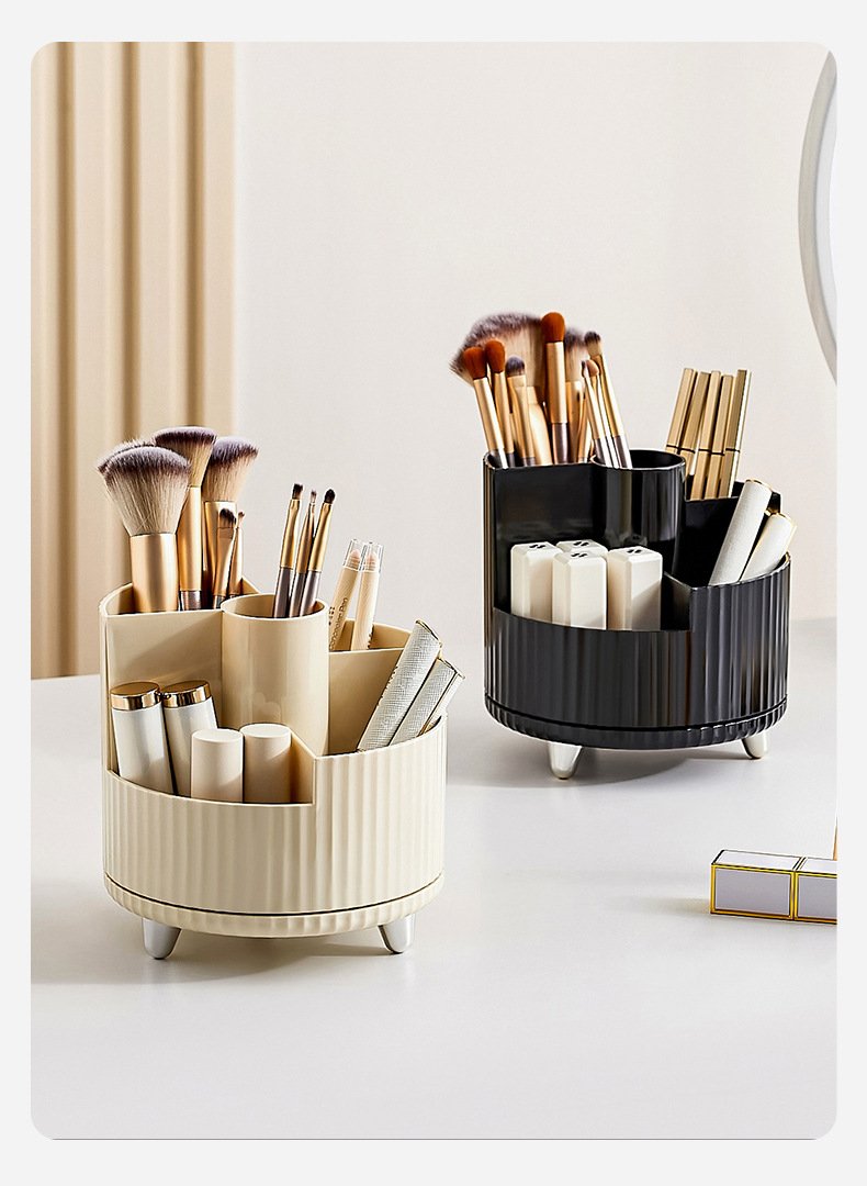 Combination rotating makeup case