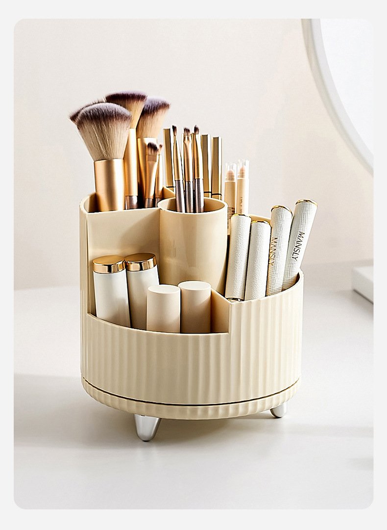 Combination rotating makeup case