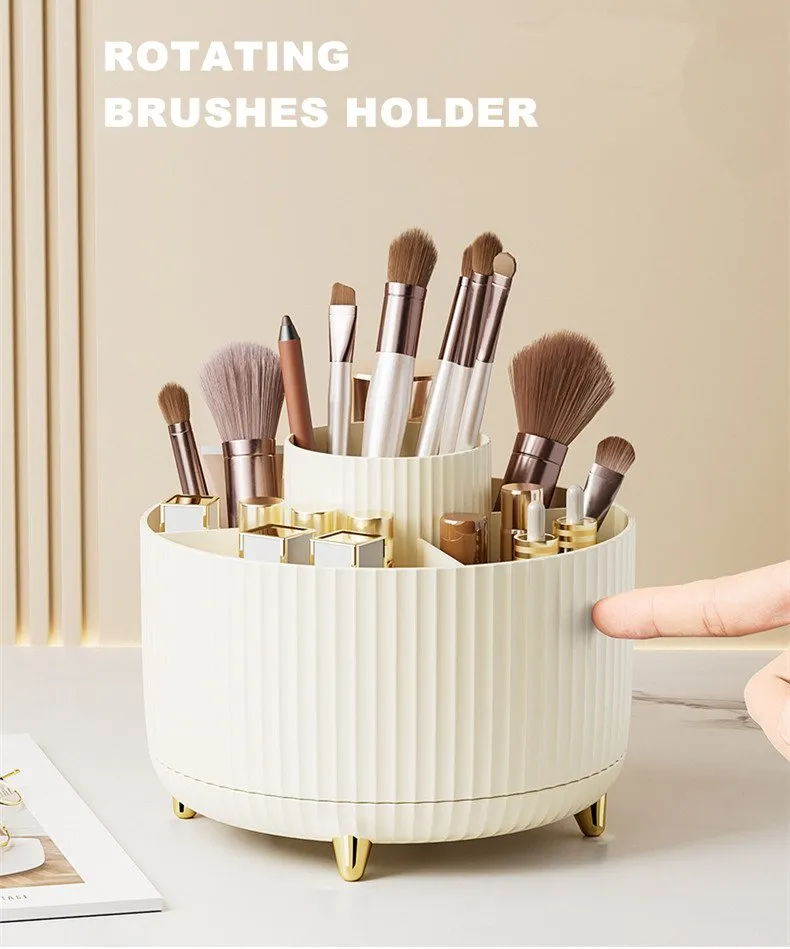 Makeup brush organizer
