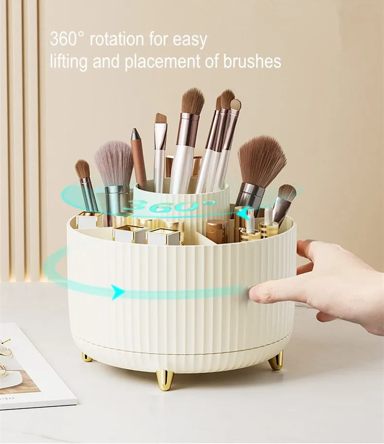 Makeup brush organizer