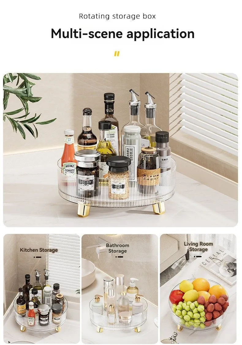 Rotating kitchen spice rack