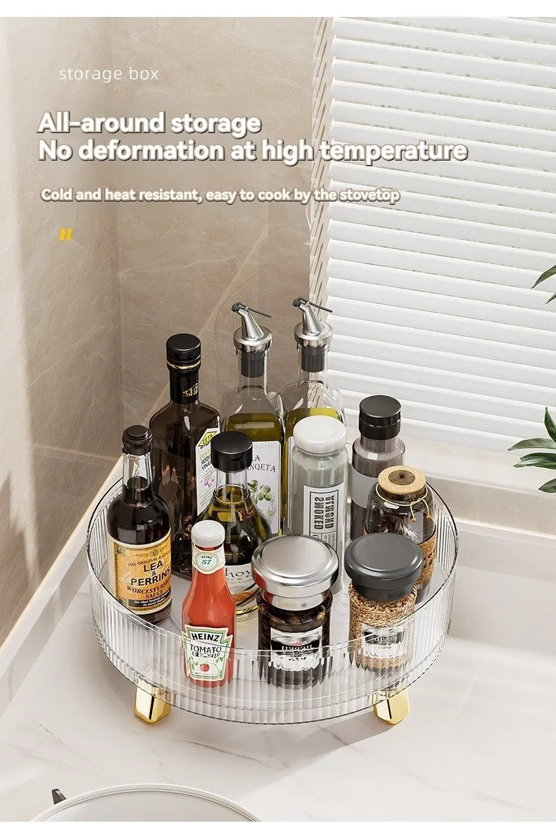 Rotating kitchen spice rack