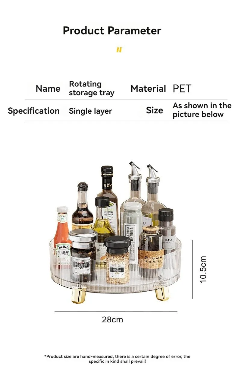Rotating kitchen spice rack