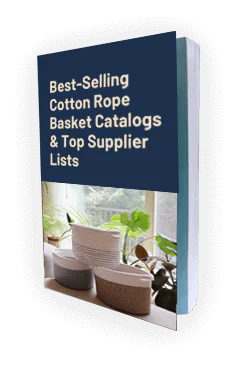 Catálogos de productos de cestas de cuerda de algodón 2024101703384655