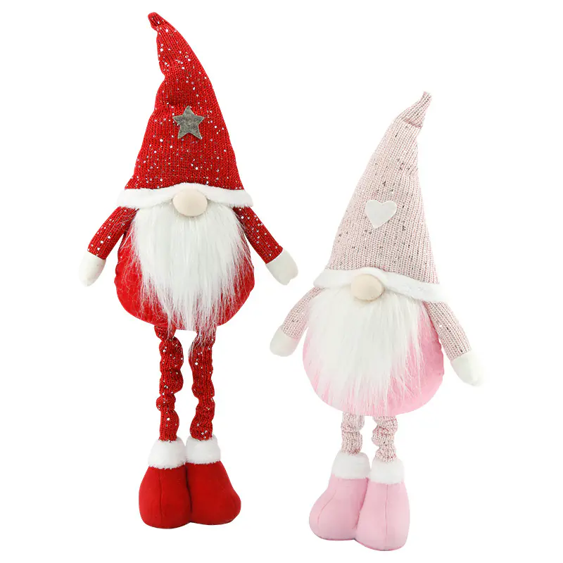 Presente de decoração de Natal Love Retractable Doll Faceless Gnome Valentine's Day Series