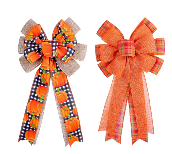 Decorações com arco de abóbora para festas de Ação de Graças