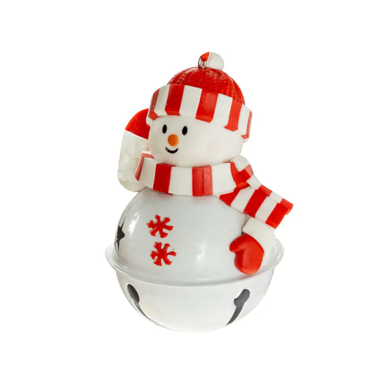 Pingente de sino de Natal escandinavo Sino de vento Decorações para árvores de Natal Ornamento pequeno para pendurar