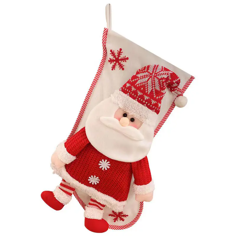  Christmas Three-dimensional Elderly Socks Gift Bag Oversized (Meias tridimensionais para idosos)