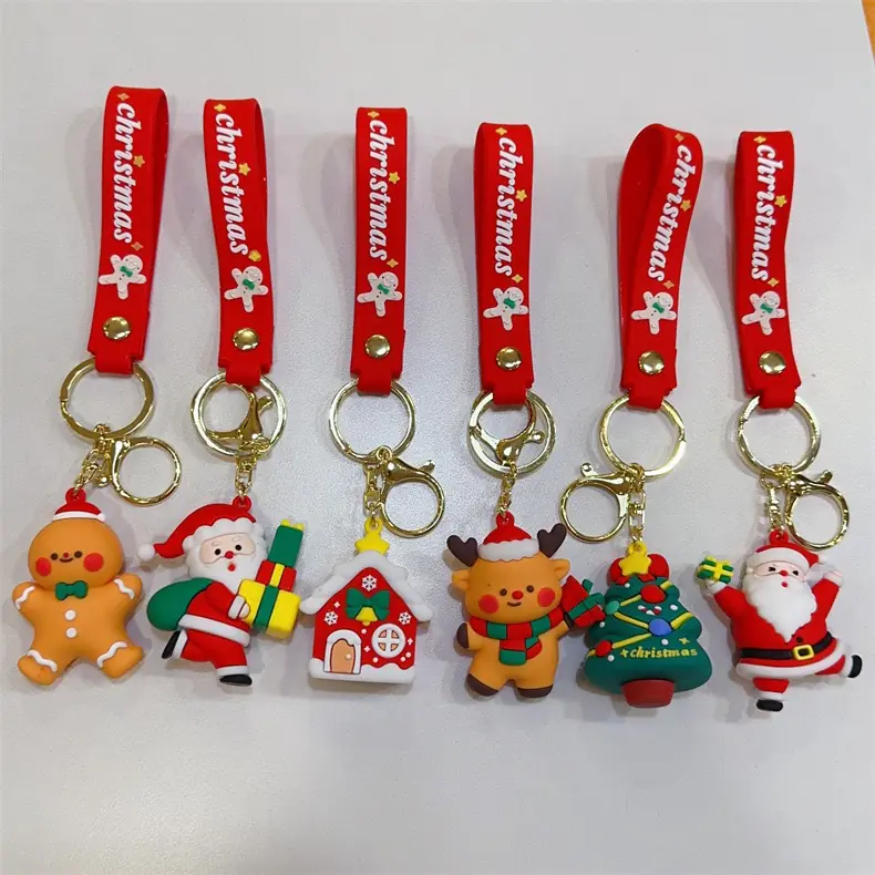 Новое Рождество брелок кукла кулон подарок оптом New Christmas Keychain Doll Pendant Gift Wholesale