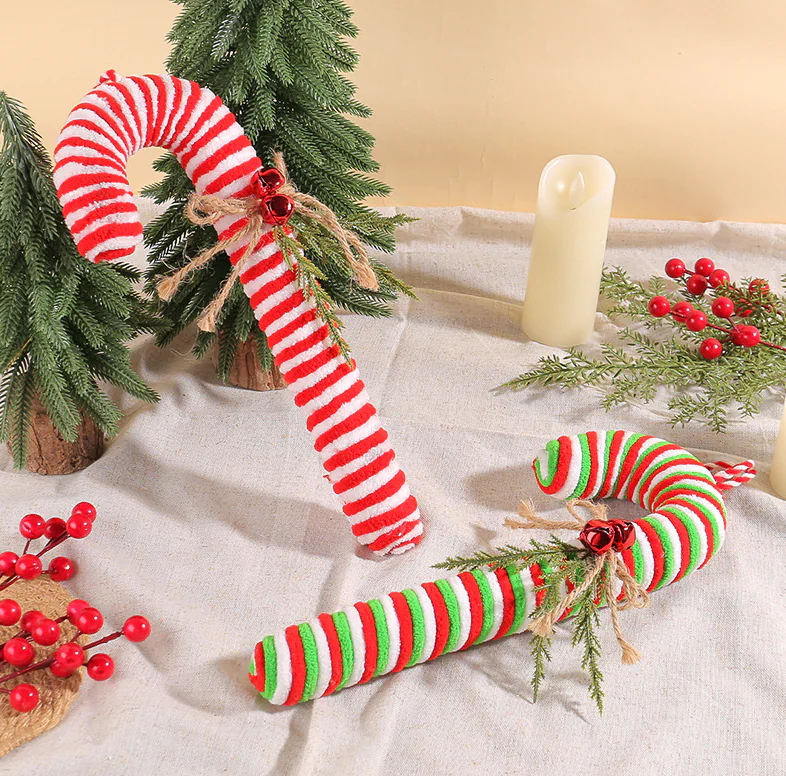 企业微信截图 20250205151639 2025020510074763 Candy Christmas Cane Red and White Cane Hook Decoration Christmas Tree Christmas Cane Hanging Decoration Props