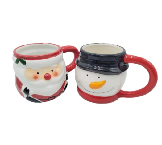 Mug Cartoon Cute Ceramic Christmas Taza de agua Taza de leche