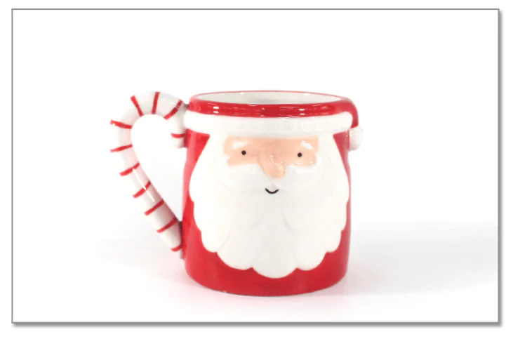 Ceramic Christmas Snowman Cup Santa Claus Holiday Water Cup