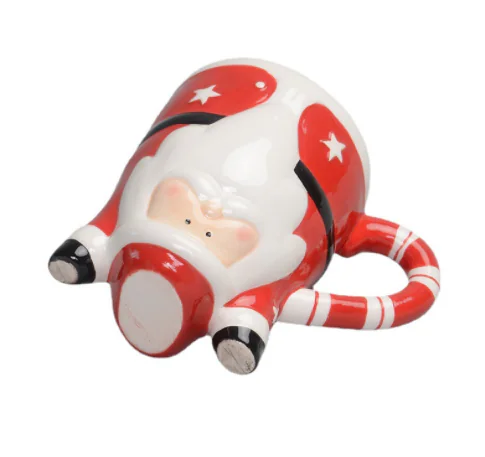 Christmas Hand-painted Santa Claus Mug Ceramic Water Cup