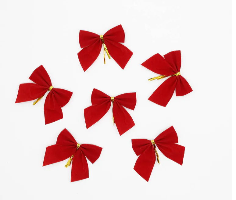 企业微信截图 20250212162712 2025021208310536 Christmas Bow Red Bow Christmas Tree Decoration Pendant