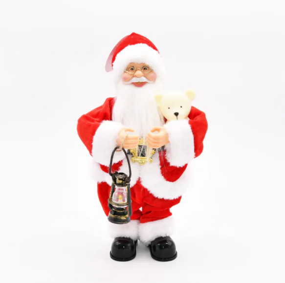 Ornamentos de Papai Noel de brinquedo para o Natal