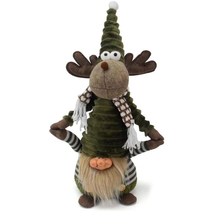 Elk Dwarf Figurine Doll Ornaments Christmas Decorations