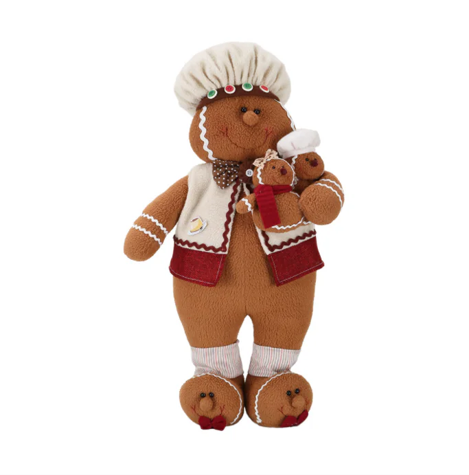 Boneco de pão de gengibre vintage Ornamentos de Natal