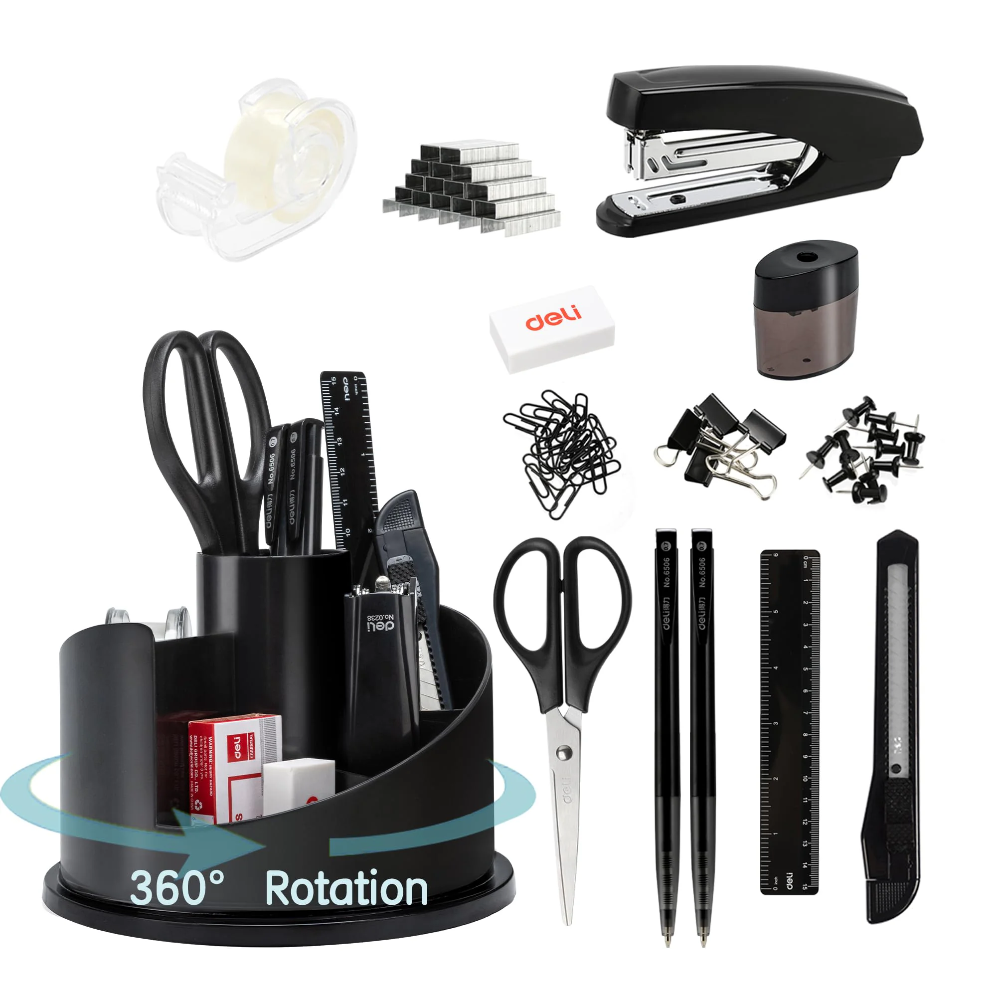 Conjuntos de artigos de papelaria e organizadores de mesa no atacado