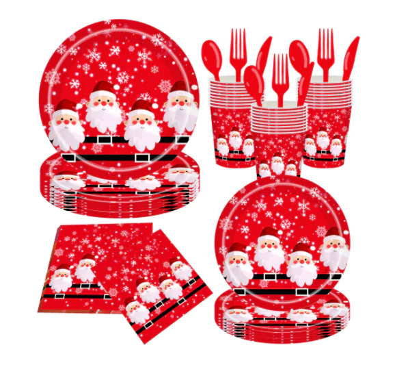 Vajilla navideña Decoración para fiestas