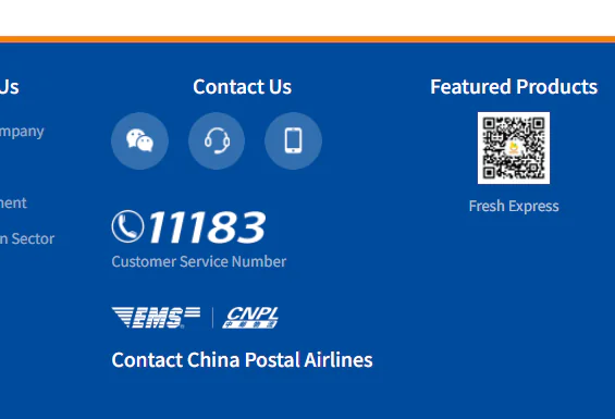 china post customer service