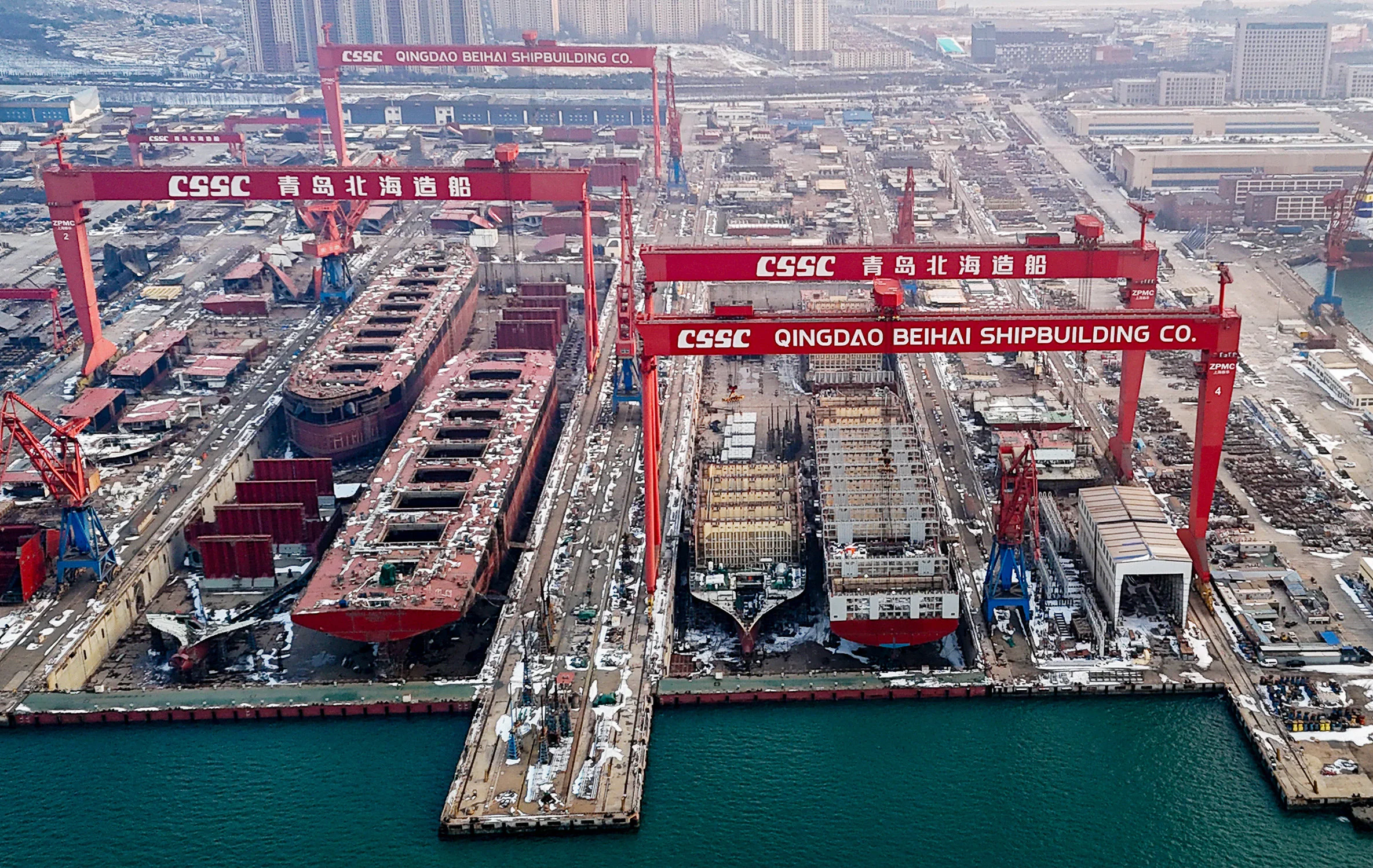 Construção naval fabricada na China